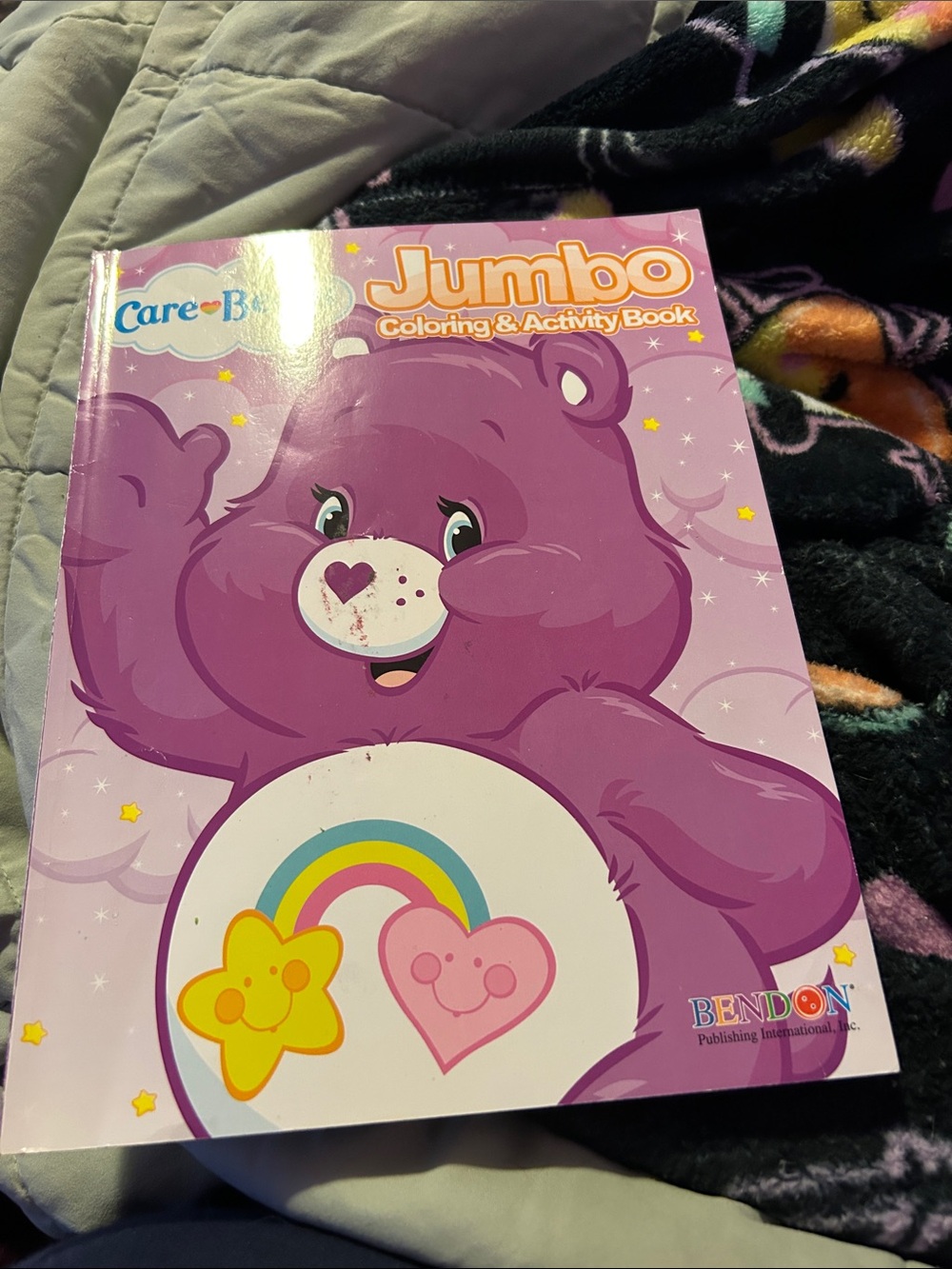 Care Bears Jumbo Coloring & Activity Book - Purple Bear